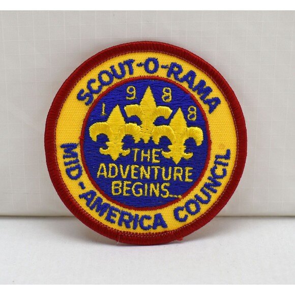 BSA Den 5,1987 Day Camp,1988 Scout-O-Rama Mid-America Council Boy Scout Patches - Picture 4 of 5